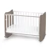 Lorelli Stars ringatható kiságy 60x120 - White / Coffee