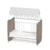 Lorelli Stars ringatható kiságy 60x120 - White / Coffee