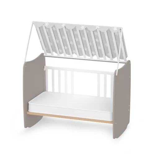 Lorelli Stars ringatható kiságy 60x120 - White / String
