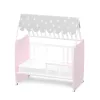 Lorelli Stars ringatható kiságy 60x120 - White / Orchid Pink
