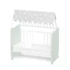 Lorelli Stars ringatható kiságy 60x120 - White / Milky Green