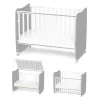 Lorelli Stars ringatható kiságy 60x120 - White / Stone Gray