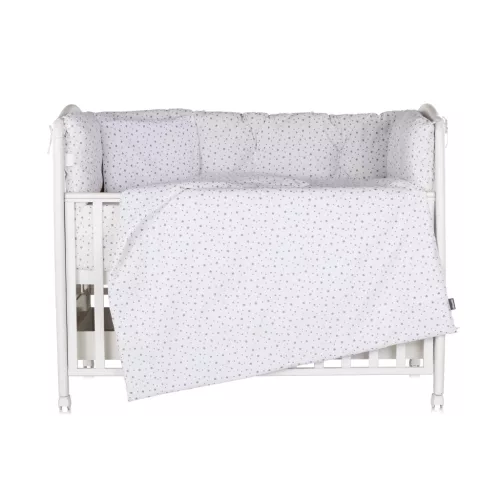 Chipolino 9 részes ágynemű garnitúra paplanhuzattal 60/120 - Grey stars