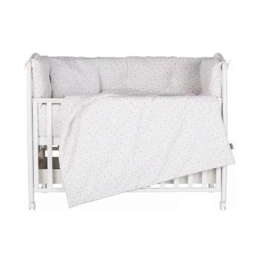 Chipolino 9 részes ágynemű garnitúra paplanhuzattal 70/140 - Beige stars