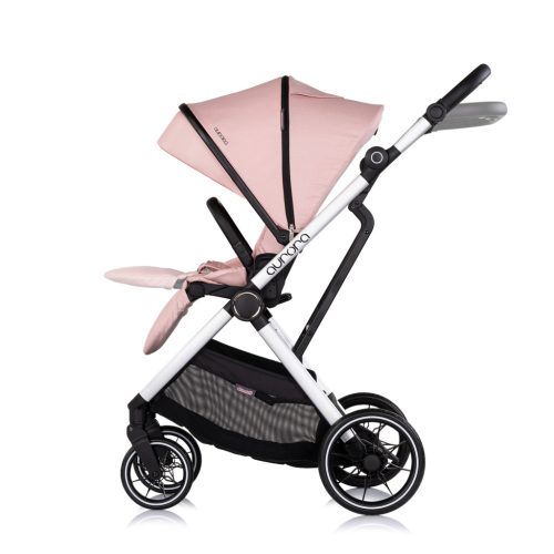 Chipolino Aurora 3az1-ben multifunkciós babakocsi - Powder pink
