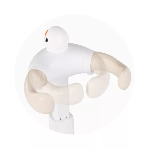 Chipolino Duck tusoló állvány - white/beige