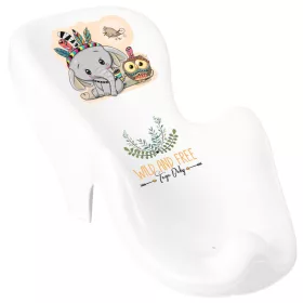   Chipolino Wild & Free babatartó kádba - Little Elephant white/green