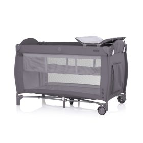 Chipolino Bella multifunkciós utazóágy - Charcoal