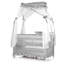   Chipolino Palace multifunkciós utazóágy baldachinnal - Platinum