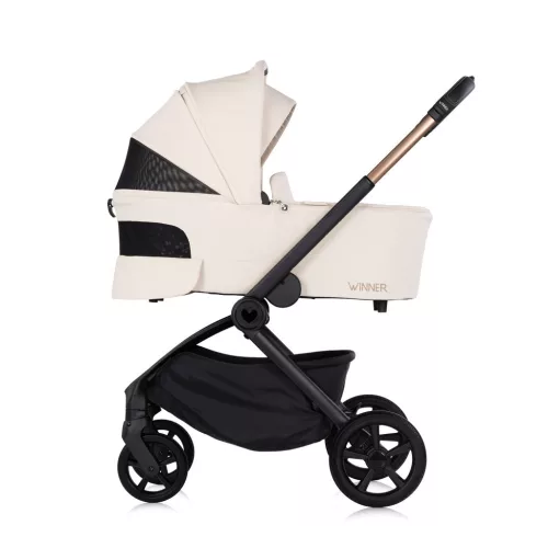 Chipolino Winner 2in1 újszülött babakocsi 22 kg-ig -  Cashmere