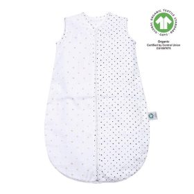   MOTHERHOOD Hálózsák muszlin BIO 0-6 hó 0,5 tog - Pink and Black Dots