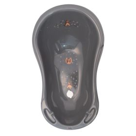   Maltex Babakád leeresztő dugóval, lovacska, Minimal, 84 cm, steel grey