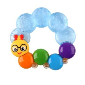   Baby Einstein vízzel töltött rágóka, Teether-pillar, kék, 3 hó+