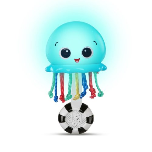 Baby Einstein Zenélő és világító játék, Ocean Glow Sensory Shaker™, 0 hó+