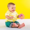 Oball játék, Rattle, 10 cm, dark pink, 0 hó+