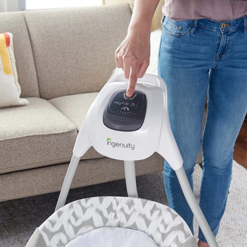 INGENUITY Nagy hinta rezgő hintaszékkel és dallamokkal, USB, 2in1 Raylan, 0 hó+, 9 kg-ig