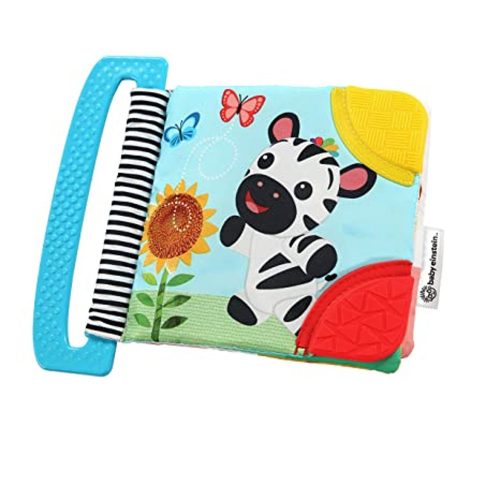 Baby Einstein Rágóka/könyv Curious Explorers ™, 0 hó+