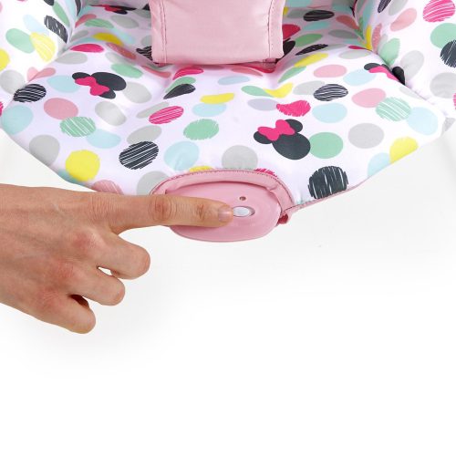 Disney Baby Rezgő pihenőszék, Minnie Mouse Spotty Dotty, 0 hó+, 9 kg-ig