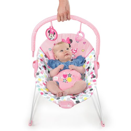 Disney Baby Rezgő pihenőszék, Minnie Mouse Spotty Dotty, 0 hó+, 9 kg-ig