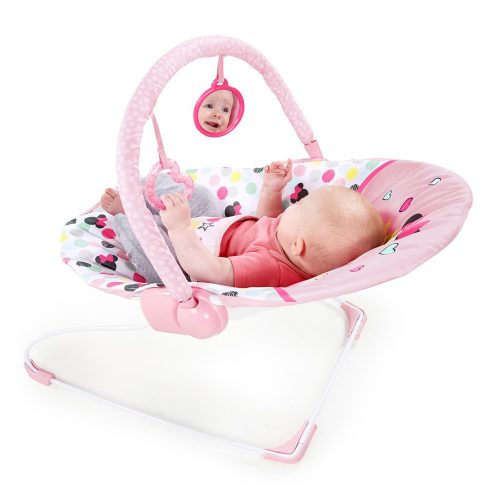 Disney Baby Rezgő pihenőszék, Minnie Mouse Spotty Dotty, 0 hó+, 9 kg-ig