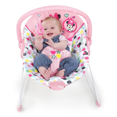 Disney Baby Rezgő pihenőszék, Minnie Mouse Spotty Dotty, 0 hó+, 9 kg-ig