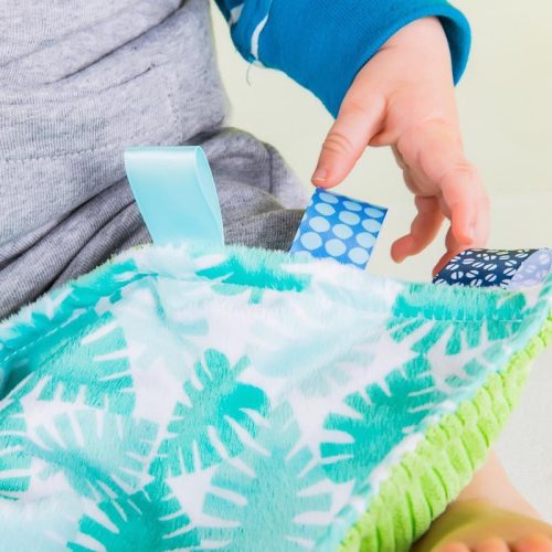 Bright Starts Morzsolókendő C karikán Little Taggies pálma 0hó+