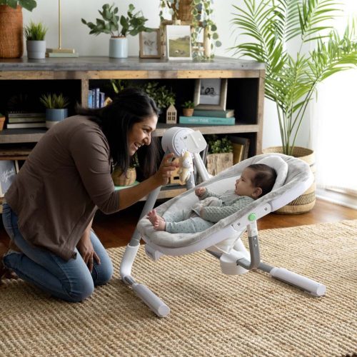 INGENUITY Rezgő hinta dallamokkal, USB Dual-Direction, AnyWay Sway™, Ray™, 0 hó+, 9 kg-ig