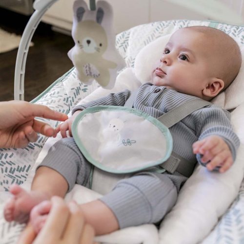 INGENUITY Keep Cozy rezgő pihenőszék 3 az 1-ben 18kg-ig - Spruce