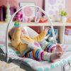 Bright Starts Rezgő hintaszék, Rosy Rainbow™, 0 hó+ 18 kg-ig