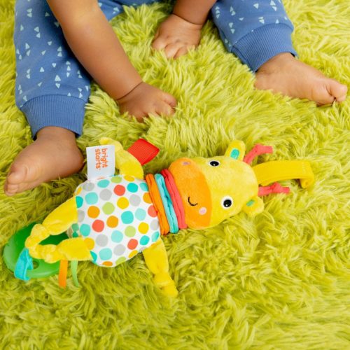Bright Starts C-karikán játék dallamokkal, zsiráf, Pull Play & Boogie™, 0 hó+