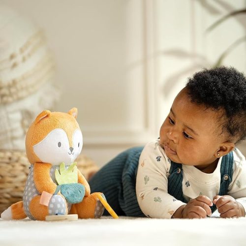 INGENUITY Aktív plüss róka játék, Calm Springs™, róka, Kitt, 0 hó+