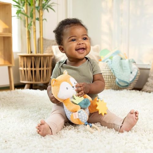 INGENUITY Aktív plüss róka játék, Calm Springs™, róka, Kitt, 0 hó+