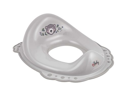Maltex Csúszásmentes WC szűkítő The Nature Buddies Medve - Szürke