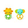 Oball Játék, rágóka, Soother Pals™, Easy-Grasp, 2 db, 3 hó+
