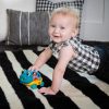 Oball Autó és csörgő, 2in1 Curious Car, teknős, Neptune™, 3 hó+