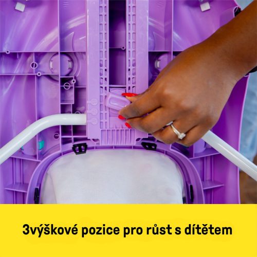 Bright Starts 3 az 1-ben járóka versenyző 6-24 hó - Pink