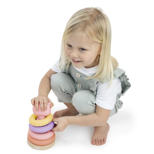 INGENUITY Érzékszervi piramis építőjáték Nally™ 6hó+