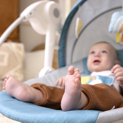 INGENUITY Hinta dallamokkal, Sun Valley™, Teal, 0 hó+, 9kg-ig