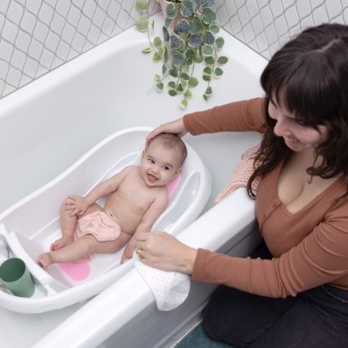 INGENUITY Comfy Clean™ Deluxe rózsaszín babakád