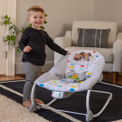 Baby Einstein Zenei rezgő pihenőszék Dean's Discovery Spot™ 0m+ 9kg-ig