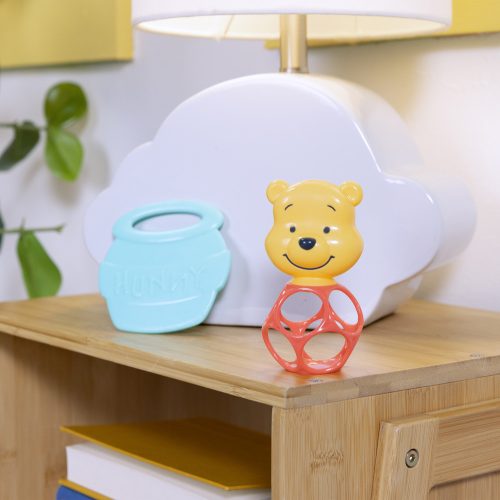 Bright Starts Rágóka csörgővel Micimackó Hunny & Shake 2db, 0m+