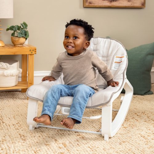 INGENUITY Keep Cozy rezgő pihenőszék 3 az 1-ben 18kg-ig - Linden