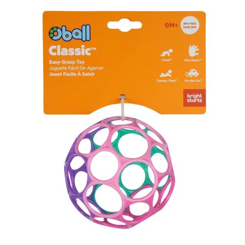 OBALL Játék OBALL™ Classic 10 cm 0hó + AQUAINT 50 ml - rózsaszín/lila