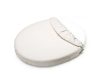Petite&Mars Vízhatlan lepedő ovális kiságyakhoz, Soft Dream, Oval 84x50 cm, White