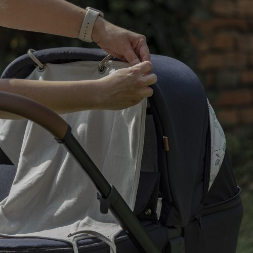 Petite&Mars Árnyékoló babakocsira Sunny - Champagne Shower