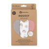 Petite&Mars Bambusz muszlin 3db-os pelenka szett, Moussy Rose Rainbows, 68 x 68 cm