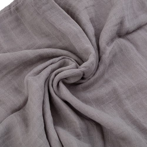 Petite&Mars Bambusz muszlin 2db-os pelenka szett, Misty Grey Planes, 120 x 120 cm