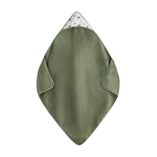 Petite&Mars Bambusz törölköző kapucnival Loulou Lama Vibes 100 x 100 cm