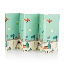  Petite&Mars Összehajtható játszószőnyeg, Campy, Elephant&City