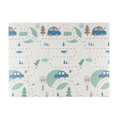 Petite&Mars Összehajtható játszószőnyeg Campy Cars&Arabesca